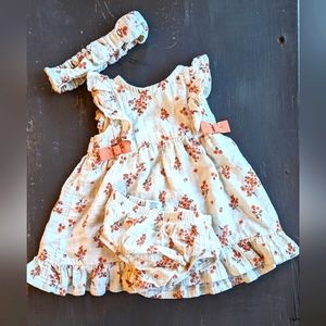 Baby Girl Dress + Accessories